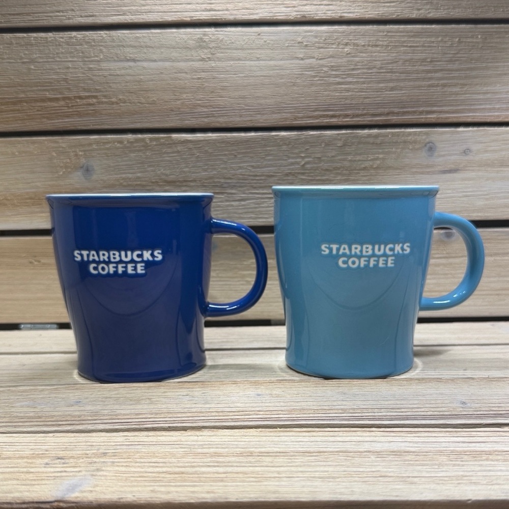 Starbucks Blue Mugs - Set of 2 - Picture 8 of 8
